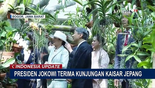 Kaisar Naruhito dan Permaisuri Masako Tanam Pohon Bersama Jokowi di Istana Bogor