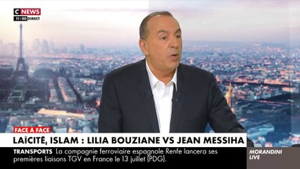 Download Video: Revoir le face à face très tendu ce matin entre Lilia Bouziane et Jean Messiha sur le plateau de 