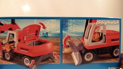 Schaufelbagger auf der Baustelle