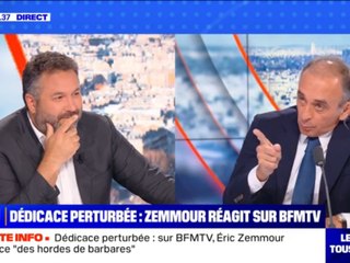 "Ça serait pas vous le problème ?" : Bruce Toussaint provoque Éric Zemmour au cours d'un échange tendu sur BFMTV