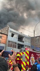 Man Scales Burning Building to Rescue Family Dog on Roof