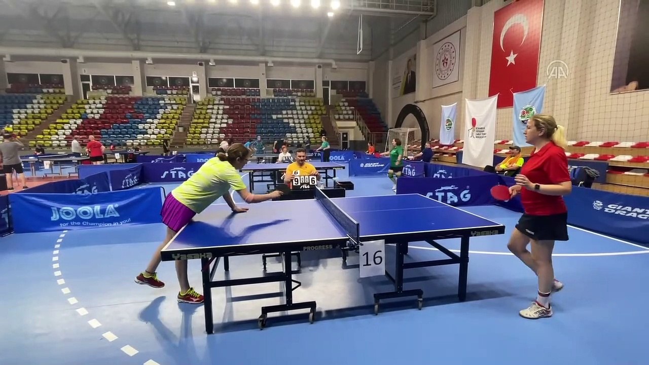 BOLU - Veteranlar Uluslararası Masa Tenisi Turn...