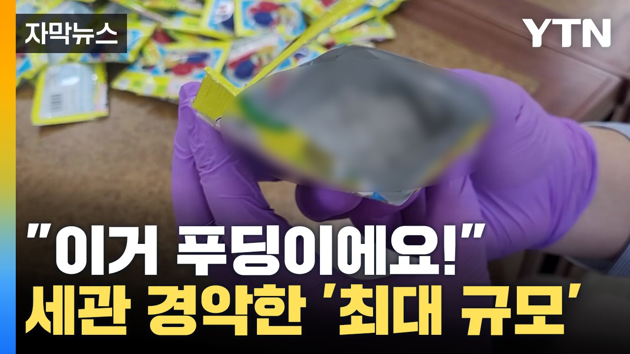[자막뉴스] "이거 푸딩이에요!" 공항 발칵 뒤집어진 이유 / YTN