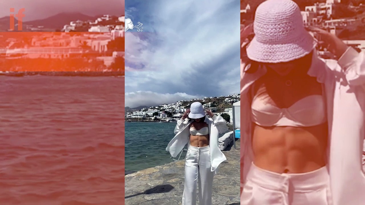 Jade Picon compartilhou cliques de sua viagem pela Grécia