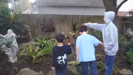 Jonathan Christopher & Anthony throwing spike balls