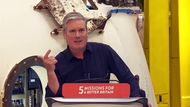Starmer: Labour has clean energy plan while Tories squabble
