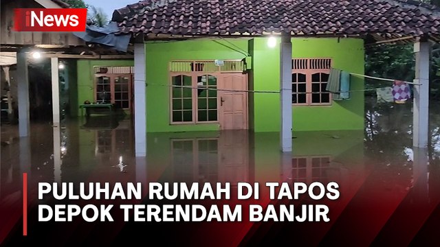 Diguyur Hujan Deras, Puluhan Rumah di Tapos Depok Terendam Banjir