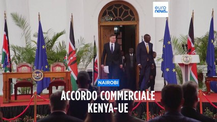 Télécharger la video: Unione europea e Kenya sottoscrivono un accordo di partenariato economico