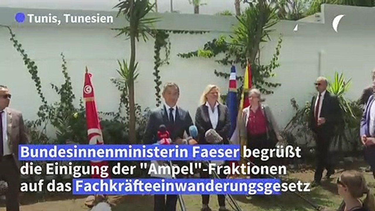 Faeser lobt Fortschritte beim Fachkräfteeinwanderungsgesetz
