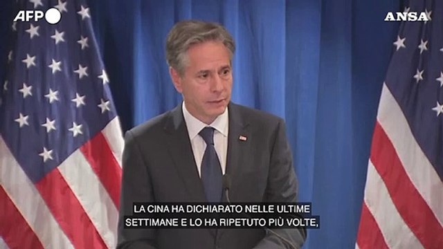 Ucraina, Blinken: La Cina ha promesso di non fornire armi a Mosca