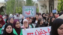شاهد: تحركات للطلاب في رام الله تنديدًا باقتحام مخيم جنين