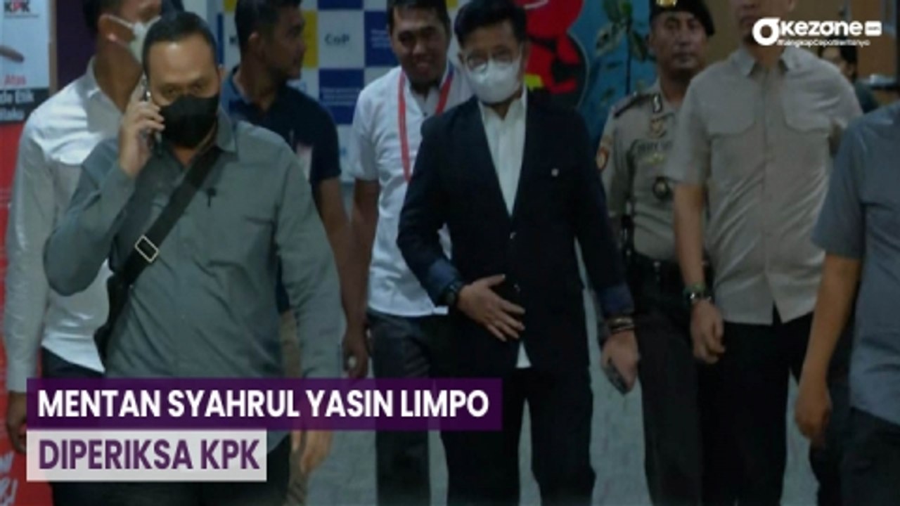 Mentan Syahrul Yasin Limpo Diperiksa KPK