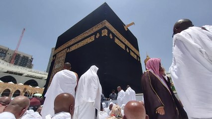 Makkah live 2023 Hajj Zohor Azan in front of Kaabah