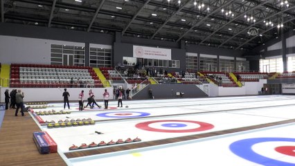ERZURUM - Sevgi Evleri'nin curling takımı, Süper Lig'e yükselerek başarısını taçlandırmak istiyor