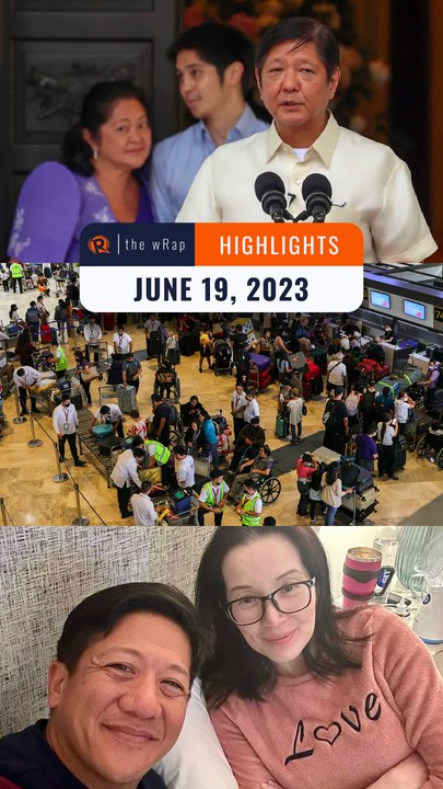 Rappler's highlights: Marcos vs fake news, NAIA, Kris Aquino & Mark Leviste | The wRap | June 19, 2023
