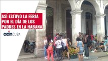 Así estuvo la feria por el día de los padres en La Habana