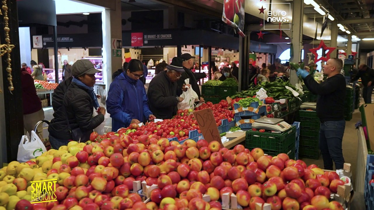 Farm auf einem Marktdach in Brüssel punktet mit Energie-Effizienz