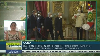 Cuba: Presidente Diaz-Canel llegó a Italia como parte de su gira por Europa