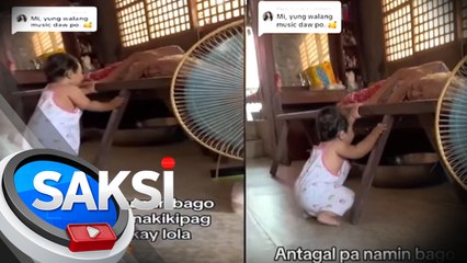9-buwang sanggol, nakipaglaro ng peek-a-boo sa 95-anyos niyang lola | Saksi