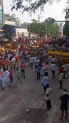 भाजयुमो का हल्ला बोल, बैरीकेड्स तोड़, दी गिरफ्तारी