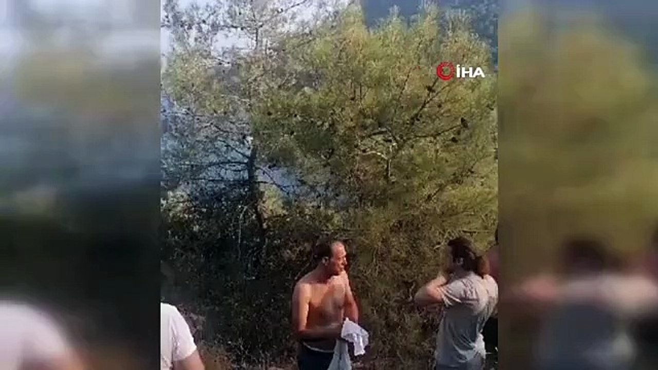 Feu de forêt à Fethiye