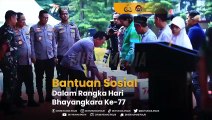 Bantuan Sosial Dalam Rangka Hari Bhayangkara Ke - 77