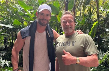 Chris Hemsworth a admis que c'était un "rêve devenu réalité" de s'entraîner avec Arnold Schwarzenegger.