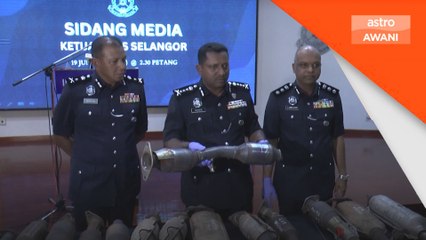 Geng curi tabung penapis ekzos kenderaan dicekup