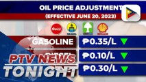 Minimal price cuts on fuel products effective June 20