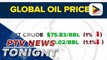 Global oil prices down to over 1% on China growth uncertainties