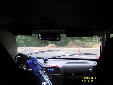 Slalom de lezay 2023 camera embarquée 106 rallye