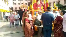 Video... Ahmedabad : भगवान जगन्नाथ का सोना वेश रूप के श्रद्धालुओं ने किए दर्शन, नए रथों की हुई पूजा