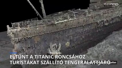 Eltűnt az óceánban egy tengeralattjáró, ami a Titanic roncsához szokott turistákat szállítani