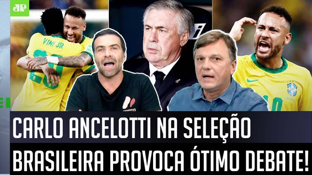 QUE BOBAGEM! QUAL É O PROBLEMA DISSO? Ancelotti na Seleção Brasileira PROVOCA ÓTIMO DEBATE!