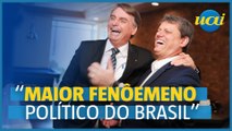 Tarcísio: Bolsonaro é o maior fenômeno político do Brasil