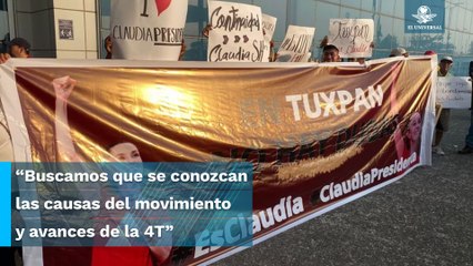 Con elogios y aplausos, Claudia Sheinbaum inicia su primer día de gira