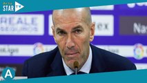 Zinédine Zidane en pleurs après avoir été nommé parrain d'une association pour enfants malades du ca
