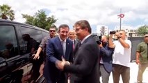 Le vice-président Yılmaz a rencontré le Premier ministre de la RTCN Üstel Le vice-président Cevdet Yılmaz a rencontré le président du Parlement de la RTCN Zorlu Töre...