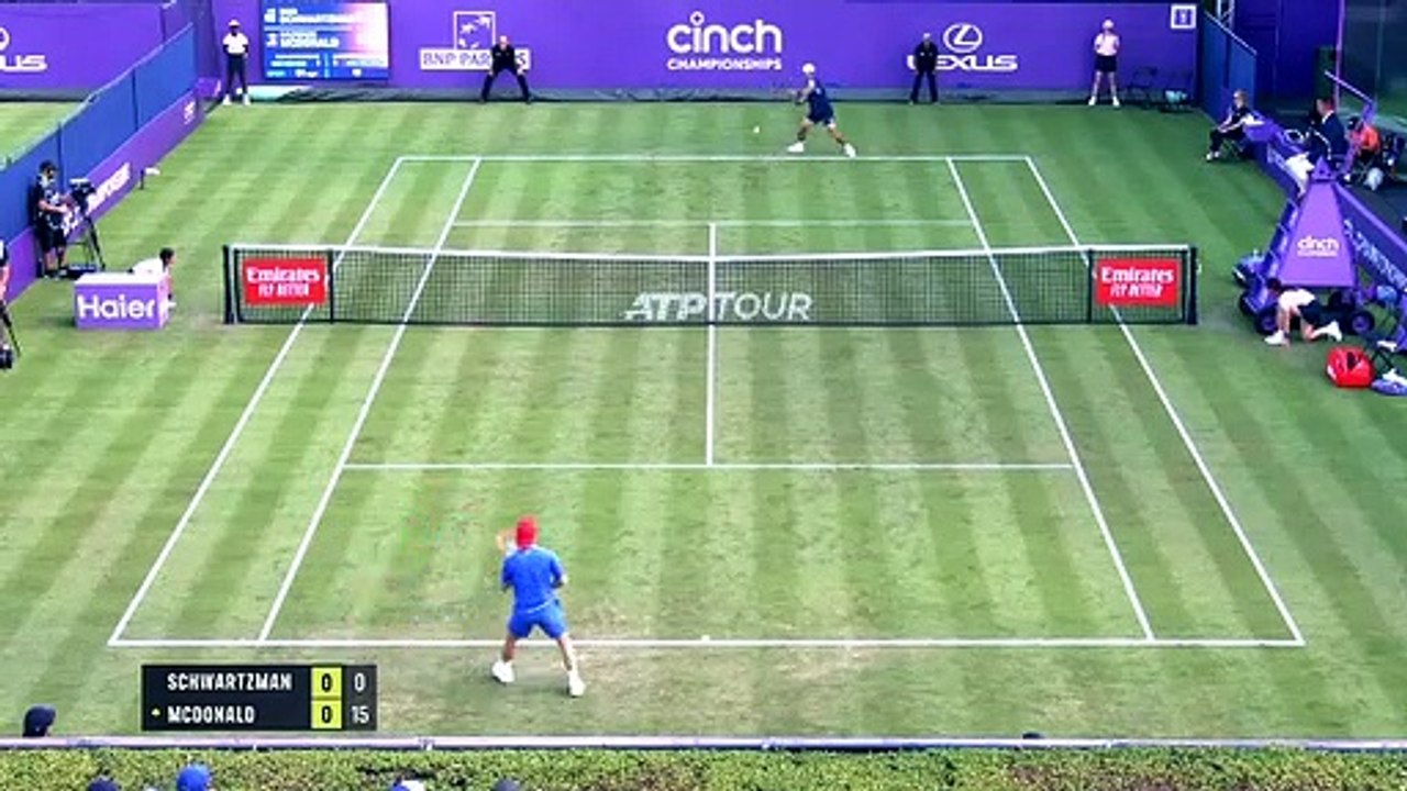 Diego Schwartzman avanzó a la siguiente ronda en Queen's