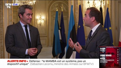 Désinformation russe: "La guerre informationnelle est sous nos yeux", affirme le ministre des Armées, Sébastien Lecornu