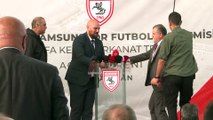 SAMSUN - Yılport Samsunspor Mustafa Kemal Erkanat Altyapı Tesisleri törenle açıldı