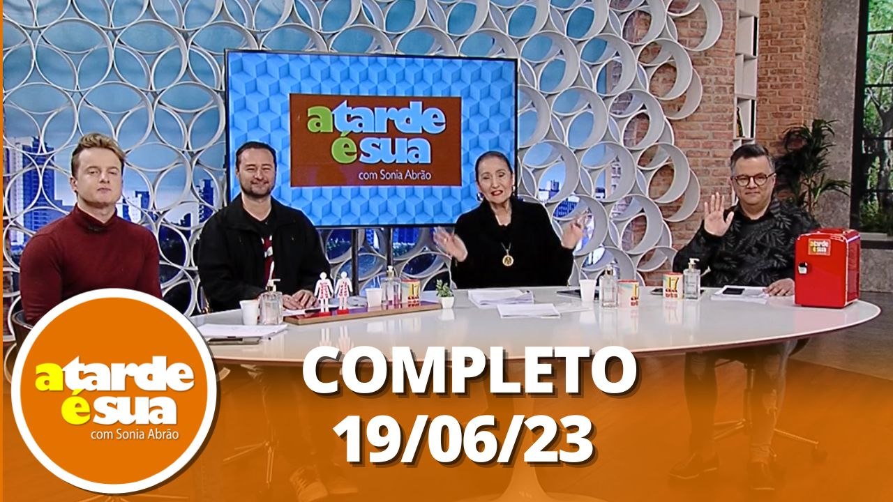 A Tarde é Sua: Cauã Reymond fala sobre Grazi; Manoel Soares e Poeta e mais (19/06/23) | Completo