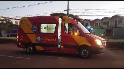 Motociclista sofre contusão na perna em acidente no Universitário