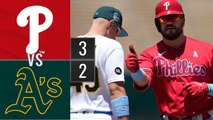 Resumen Filis de Philadelphia vs Atleticos de Oakland | MLB 18-06-2023