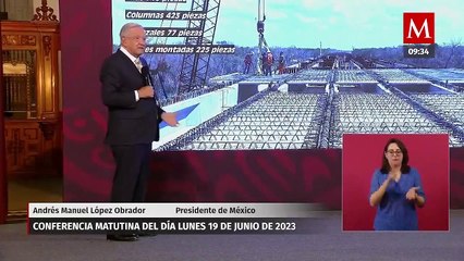 "Díganme si no es arte", expresa AMLO por construcción del Tren Maya