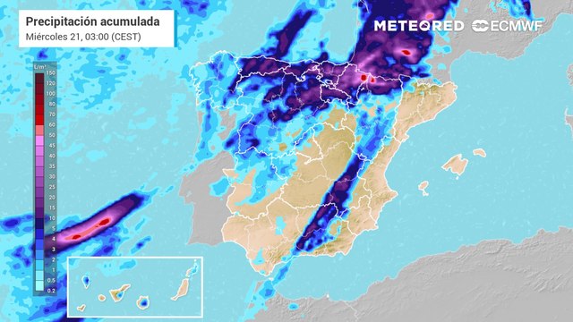Tormentas muy intensas en España en las próximas horas