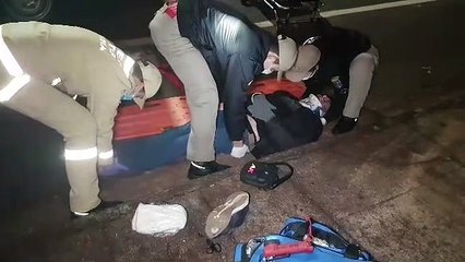 Motociclista é socorrido no São Cristóvão; condutor de carro envolvido se evadiu do local