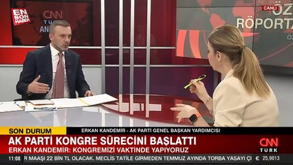 Erkan Kandemir: Kongremizi vaktinde yapıyoruz