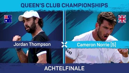 Highlights: Norrie dreht Match gegen Thompson