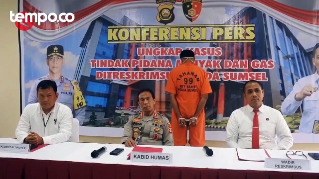 Polda Sumsel Ringkus Penjual Pertalite Palsu di Pertamini
